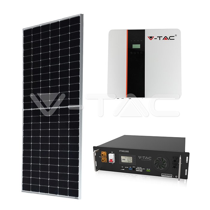 5kW Super Promo Mono Solar Set 30MM + Inverter + Battery ( 11549 + 11508 + 11377 ) CEI-021 ITALY