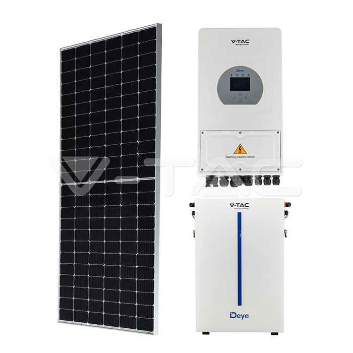 6kW Super Promo Mono Solar Set 35MM + Inverter + Battery ( 11552 + 11529 + 11539 ) CEI-021 ITALY