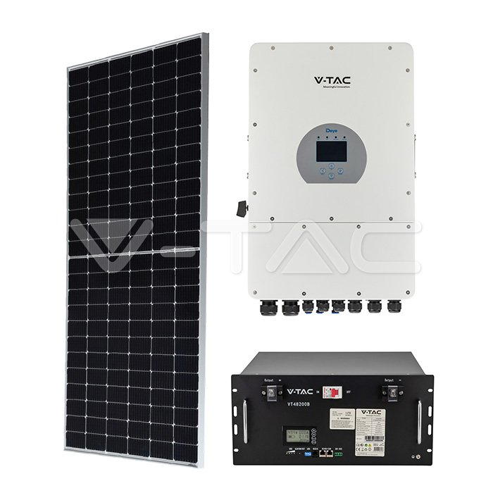 10kW Super Promo Mono Solar Set 35MM + Inverter + Battery ( 2x11550 + 11542 + 11523)