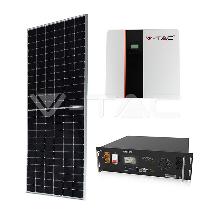 6kW Super Promo Mono Solar Set 30MM + Inverter + Battery ( 11551 + 115086 + 11377 ) CEI-021 ITALY