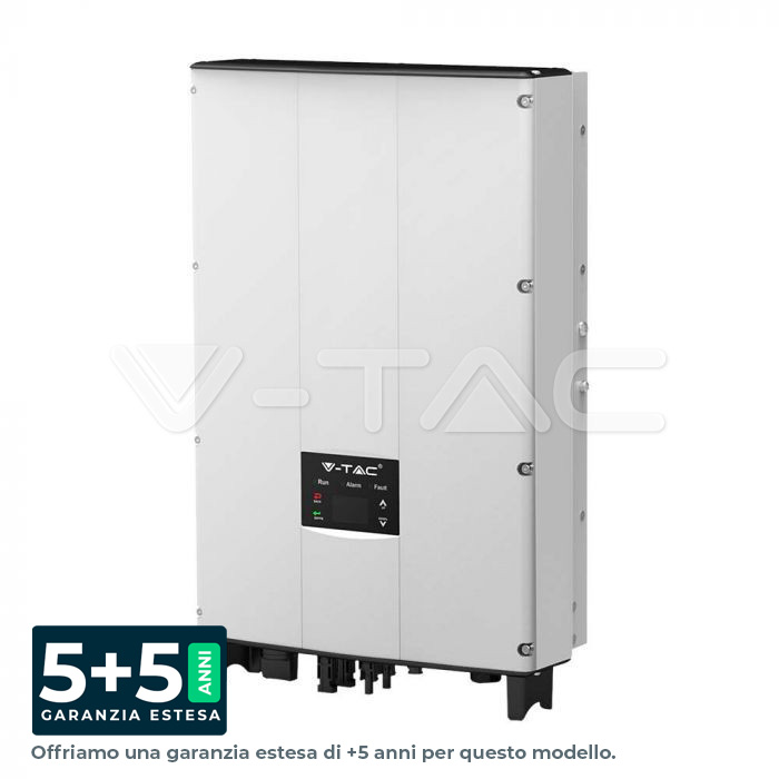 10KW On Grid Solar Inverter With LCD Display DC Switch Three Phase 5YRS Warranty IP66