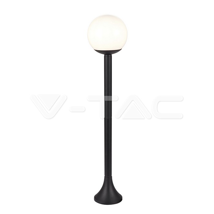 Stand Lamp 1*E27 Matt Black Opal Plastic C Ball