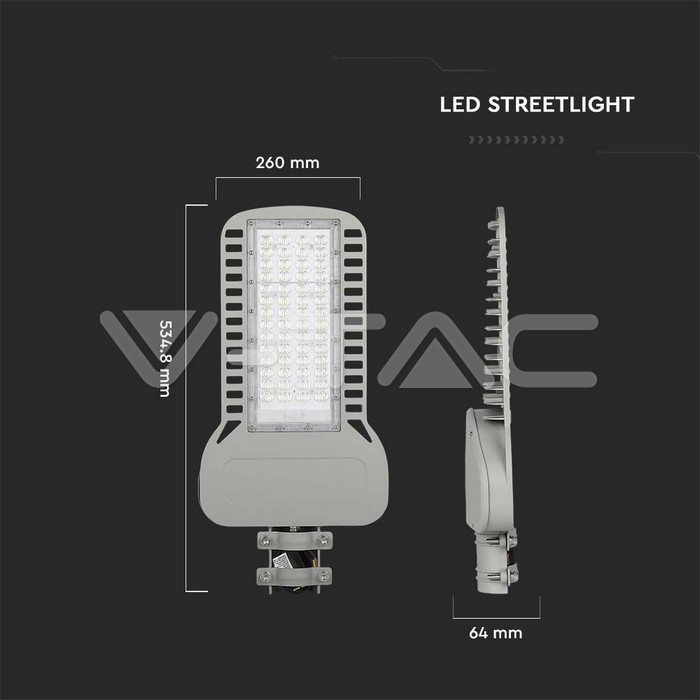 LED Street Light SAMSUNG CHIP 5 Years Warranty - 150W SLIM 6400K 135LM/W img 9