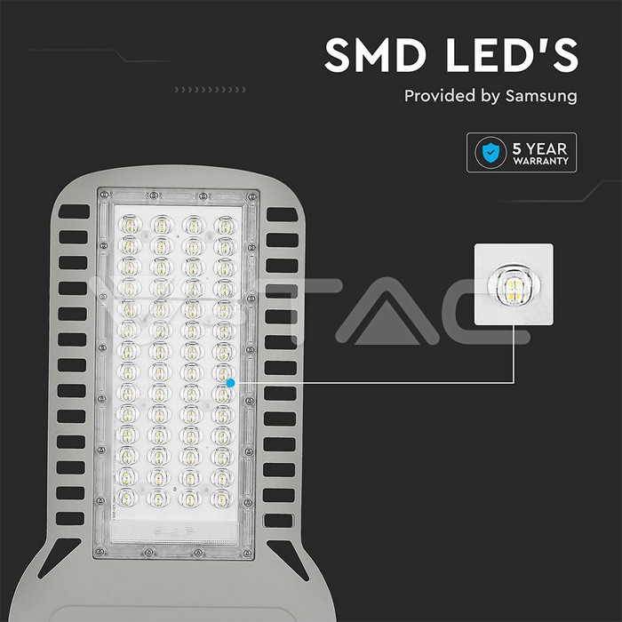 LED Street Light SAMSUNG CHIP 5 Years Warranty - 150W SLIM 6400K 135LM/W img 5
