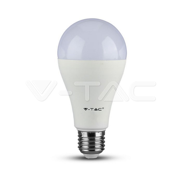 Lampadina LED 17W A65 E27 200'D Termoplastico Bianco naturale
