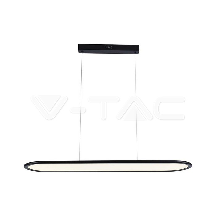 24W LED Hanging Lamp (80*100CM) 4000K Black Body