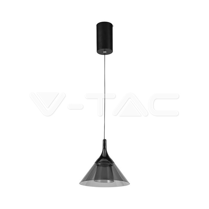 9W LED Designer Hanging Lamp (19.5*17.5*100CM) Black 4000K