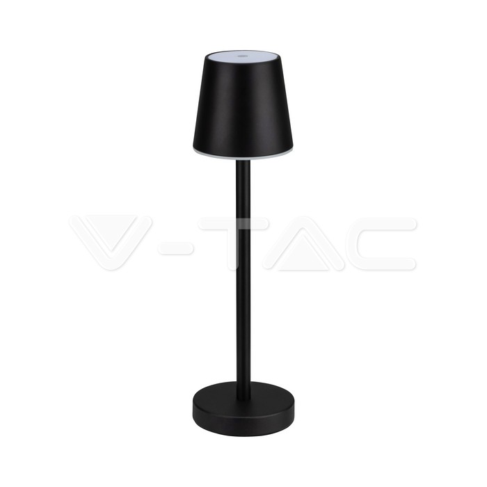 LED Lampada da Tavolo Ricaricabile Touch Dimmerabile Corpo nero 