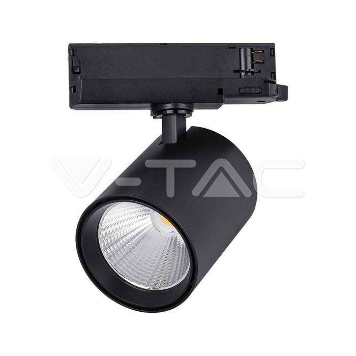 35W LED Tracklight Aluminum 4000K Black Body