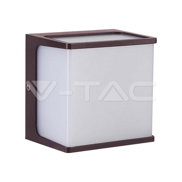 Lampada LED da Muro a Lanterna Classica Colore Marrone