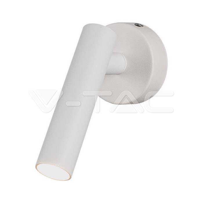 FARETTO LED DA PARETE 2W DA SUPERFICIE 4000K CORPO BIANCO