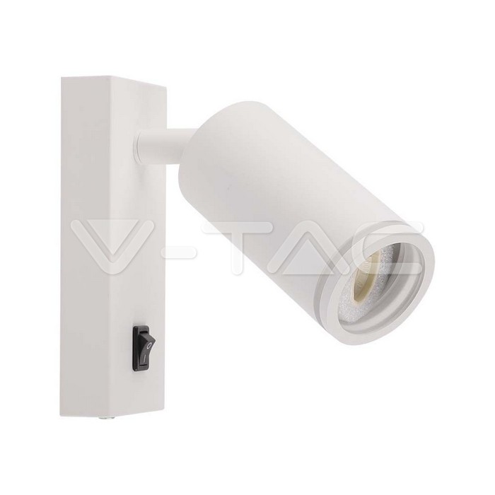 GU10 Spotlight Fitting Wall Mounted White Body