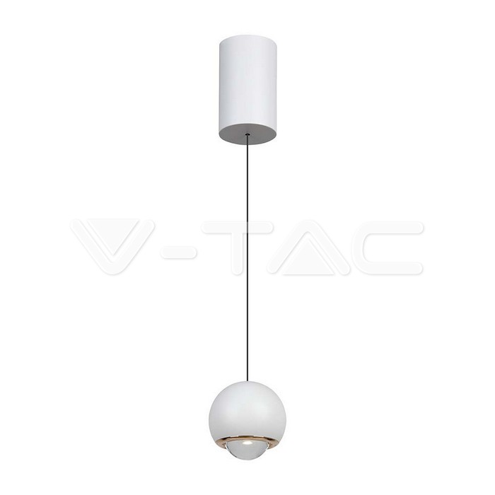 5W LED Hanging Pendant Light White 3000K