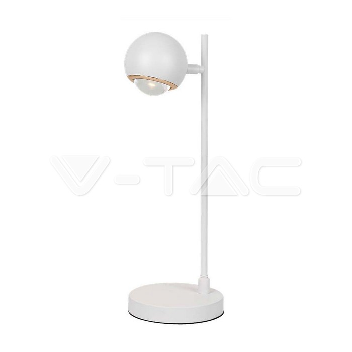6W Led Table Lamp White Body 3000K