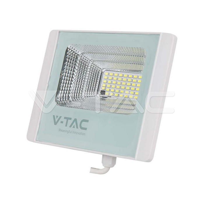 16W LED Solar Floodlight 6000K White Body