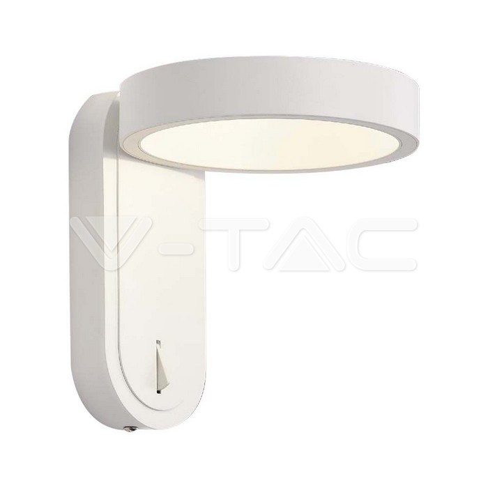 APPLIQUE LED 5W 3000K+4000K CORPO BIANCO IP65