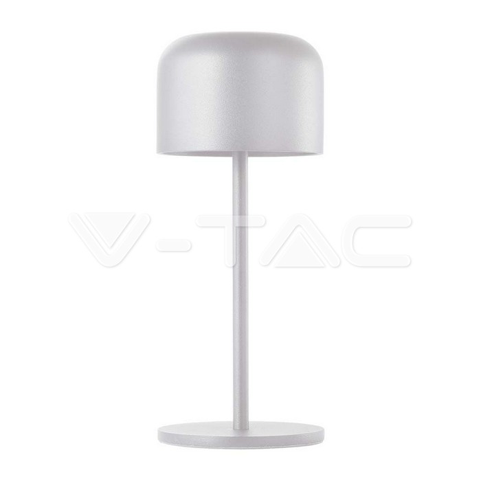 LED Table Lamp 2200mAH Battery D86*H210mm Black Body IP54 3000K+6000K