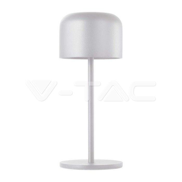 LED Table Lamp 2200mAH Battery D86*H210mm Black Body IP54 3000K+6000K