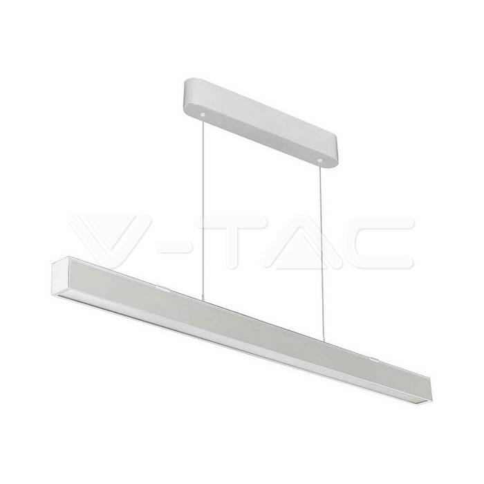 40W LED Linear Hanging Suspension Light : Up & Down System 3IN1 White Body