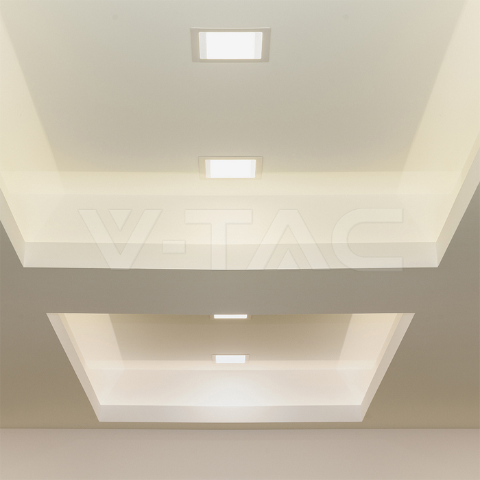 6W LED CREE CHIP Backlit Recessed Panel 3IN1 Square img 9