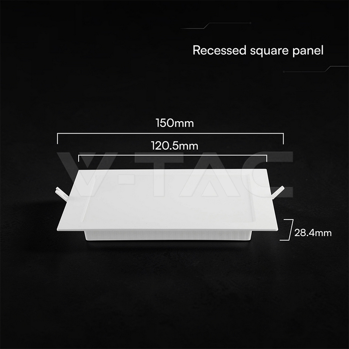 6W LED CREE CHIP Backlit Recessed Panel 3IN1 Square img 8