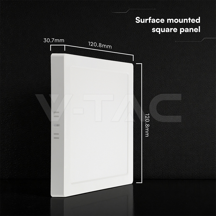 6W LED CREE CHIP Backlit Surface Mounted Panel 3IN1 Sqaure img 10