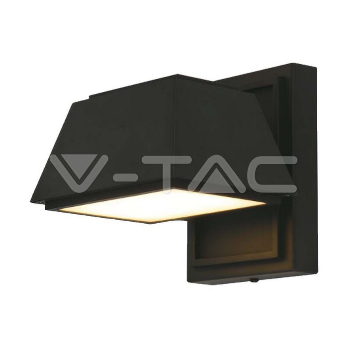 Lampada LED da Muro 15W 120LM/W Doppio Fascio Luminoso Colore Nero 3000K IP65