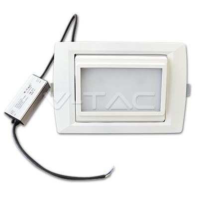 35W LED Downlight Zoom Fitting IP66 3000K