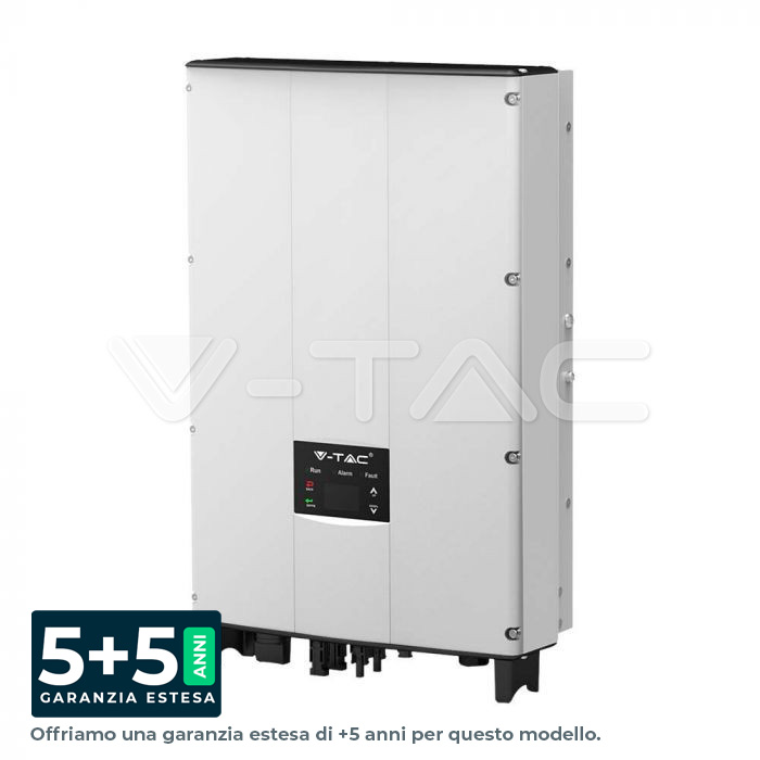 Inverter Fotovoltaico Trifase di Rete On-Grid 8KW con Display LCD Garanzia 5 Anni IP65