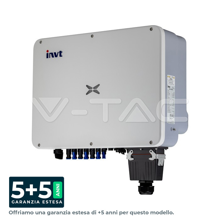 30KW On Grid Solar Inverter With DC Switch Three Phase 5YRS Warranty IP66