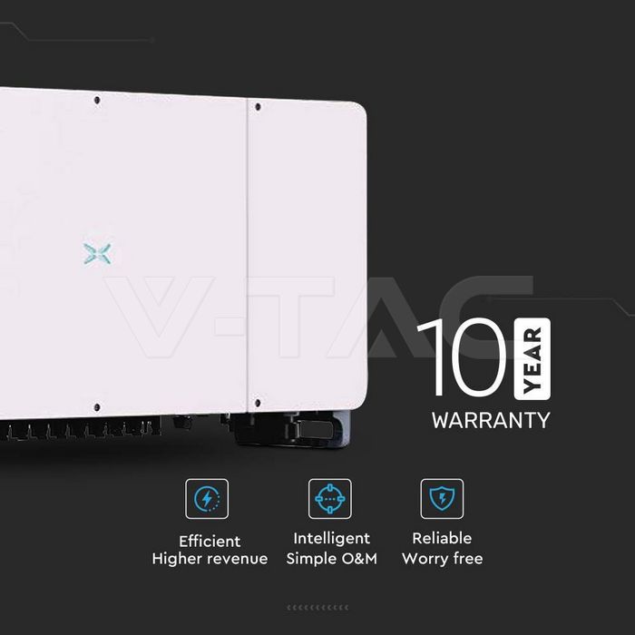 100KW On Grid Solar Inverter Three Phase 10YRS Warranty IP66 img 2