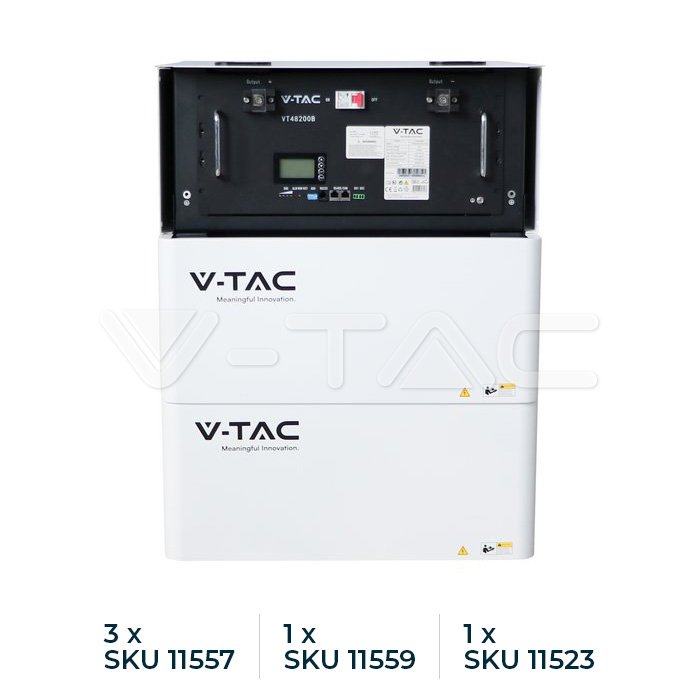 Battery Rack For 9.6kWh VT48200B Max 3 Layers