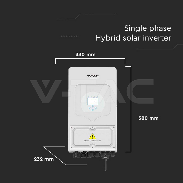 Inverter Fotovoltaico Deye Monofase Ibrido On-Grid/Off-Grid 6kW img 6
