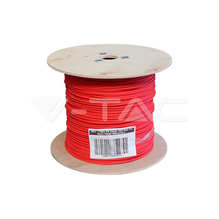 Cavo Solare Fotovoltaico 4 mmq Unipolare Colore Rosso