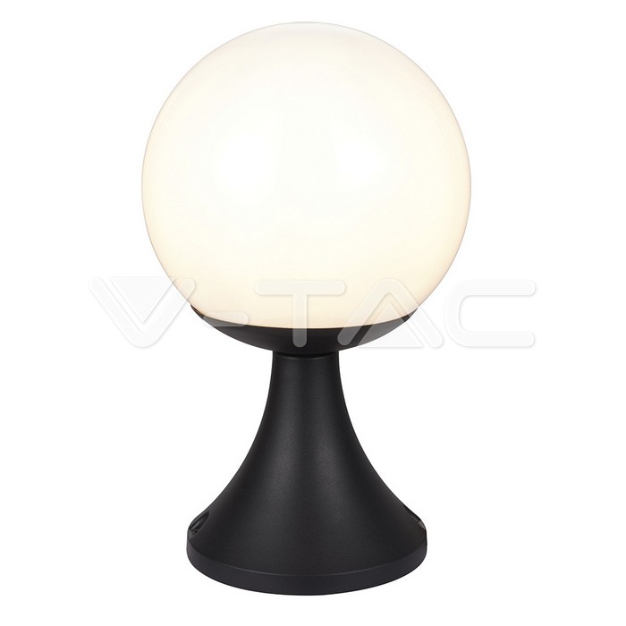 Stand Lamp 1xE27 Matt Nera Opal Plastica Palla