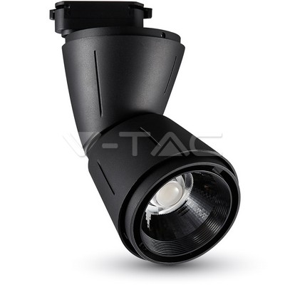 45W LED Track Light Black Body 6000K