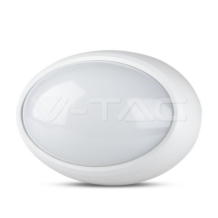 8W Plafoniera LED Ovale Corpo Bianco Bianco naturale IP66