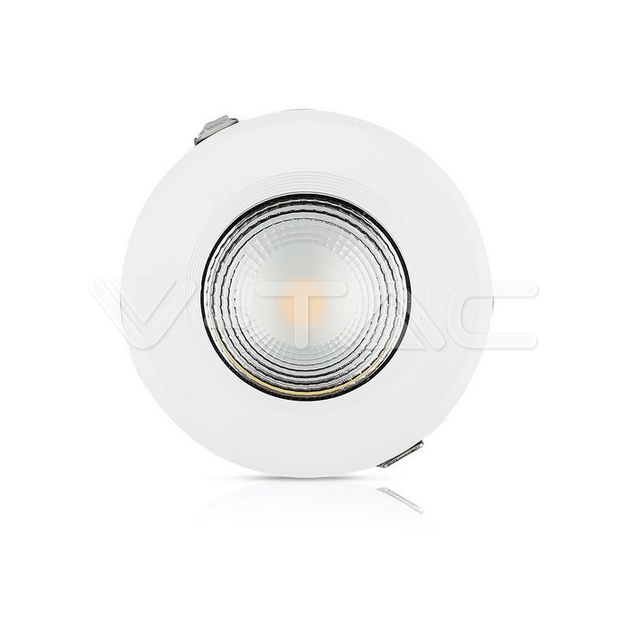 10W Spot LED COB Rotondo A++ 120Lm/W Bianco