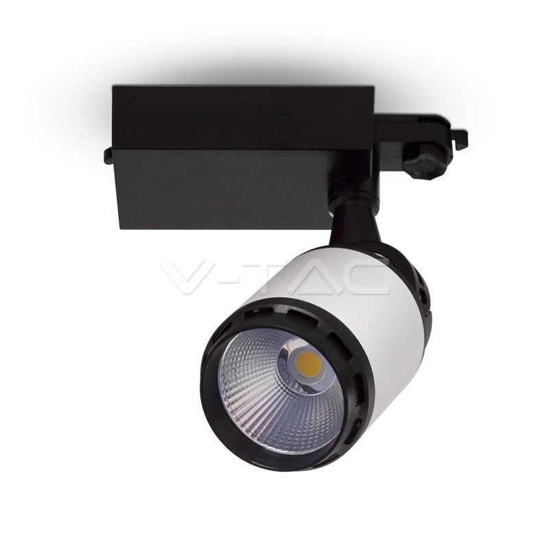 35W Proiettore a pista LED Corpo Nero/Bianco Bianco caldo