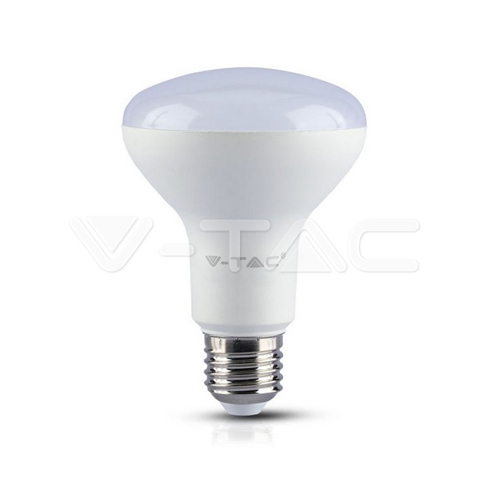 LED Lampadina SAMSUNG Chip 10W E27 R80 Plastica Bianco Caldo