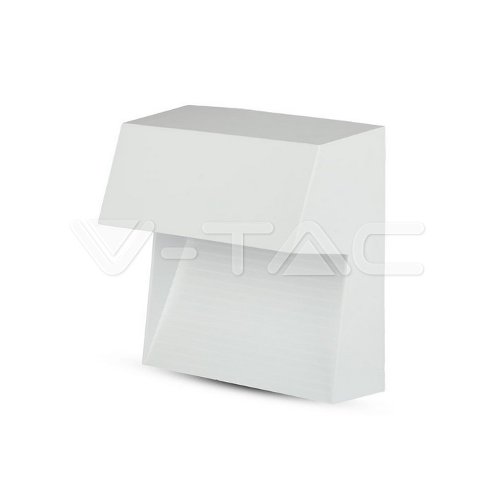 3W Faretto incasso LED Luce scale Corpo Bianco Quadrato Bianco Caldo
