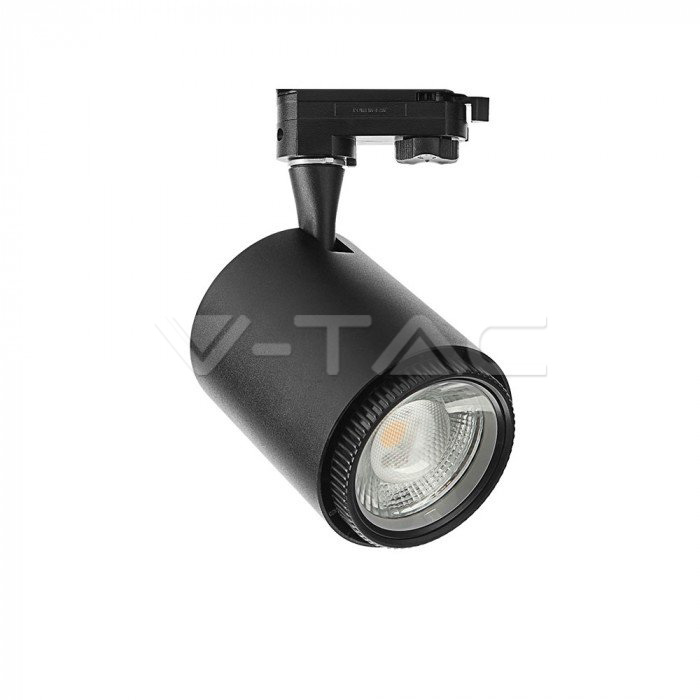 18W LED COB Tracklight Corpo Nero 3 in 1