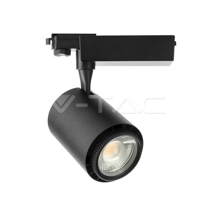 45W LED COB Tracklight Corpo Nero 3 in 1