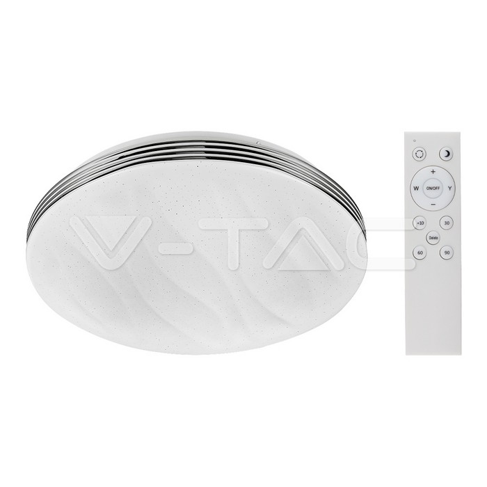40W LED Plafoniera LED di design 3 in 1 con telecomando dimmerabile Round Wave