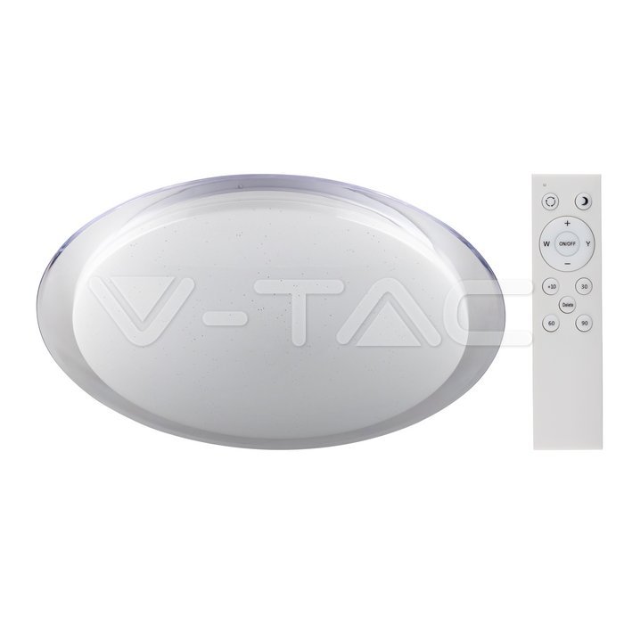 40W LED Plafoniera LED di design 3 in 1 con telecomando dimmerabile Round Oval