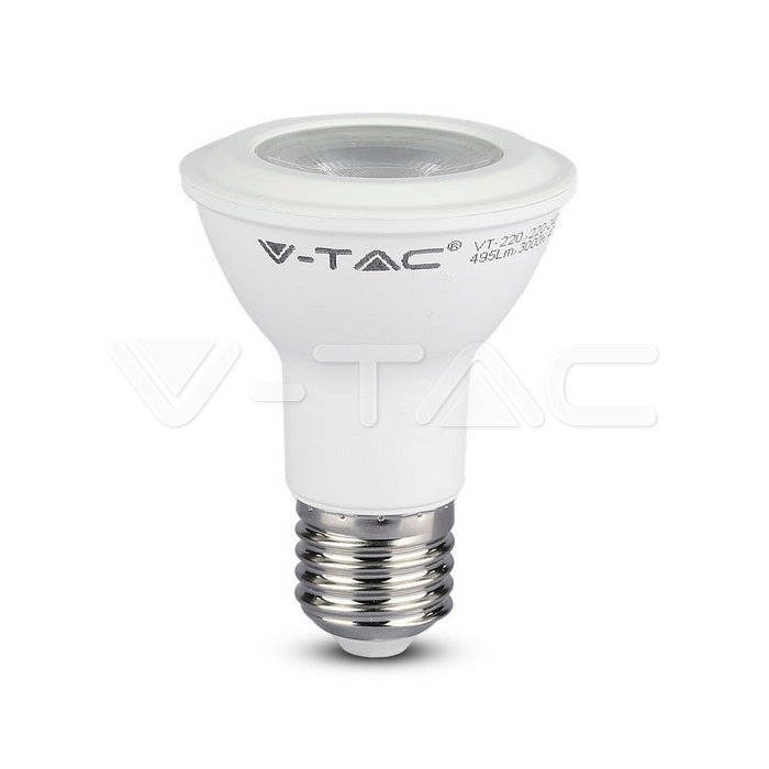 Lampadina LED SAMSUNG Chip 7W E27 PAR20 Plastica Luce Bianca