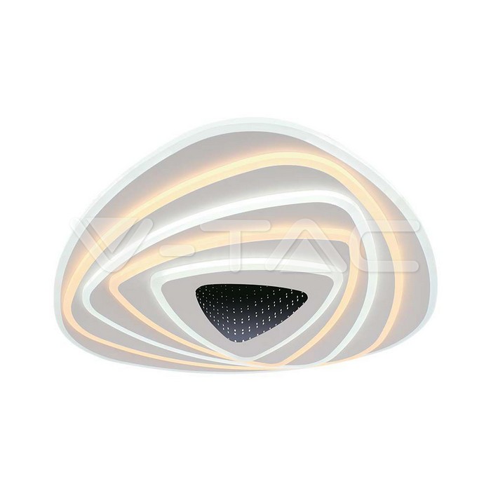 Designer Smart Ceiling Light (51*50*7CM) CCT: 3000K+6000K Dimmable + Remote Control