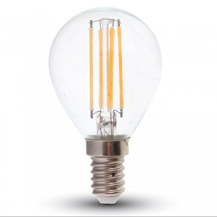 LED Bulb - 6W Filamen E14 P45 Clear Cover 