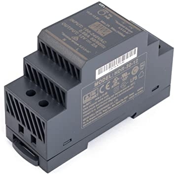 Trasformatore Rotaia Industriale 12V 24W 2A Barra Guida DIN Rail Power Supply Universale