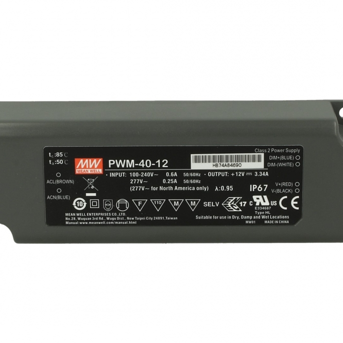 Alimentatore Led Dimmerabile 40W 12V